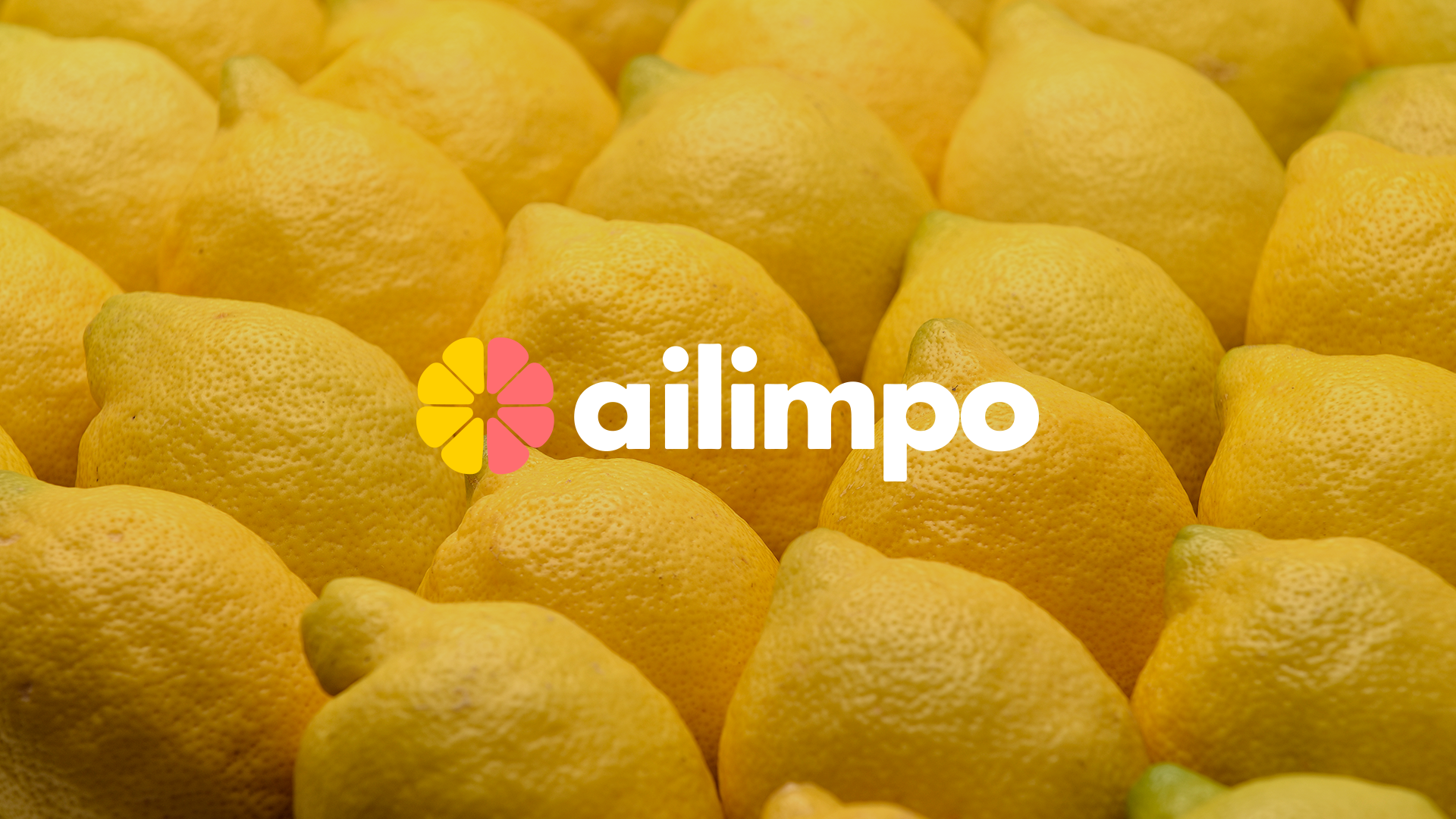 Imagen de limones con el logotipo de Ailimpo